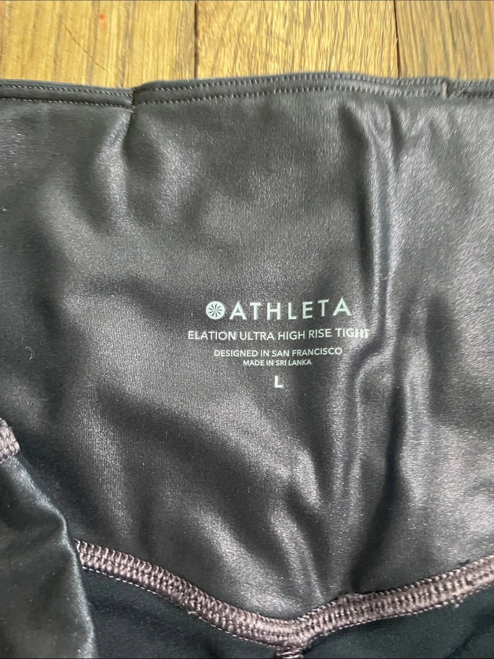 Athleta iridescent eggplant purple leggings